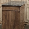 19th Century French Louis Philippe Burl Walnut Marble Top Commode