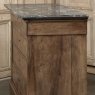 19th Century French Louis Philippe Burl Walnut Marble Top Commode