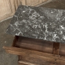 19th Century French Louis Philippe Burl Walnut Marble Top Commode
