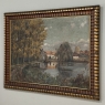 Framed Oil Painting on Canvas by Léon Dardenne (1865-1912) 'Lake View'