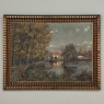 Framed Oil Painting on Canvas by Léon Dardenne (1865-1912) 'Lake View'