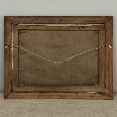 Framed Oil Painting on Canvas by Léon Dardenne (1865-1912) 'Lake View'