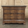 19th Century French Louis Philippe Marble Top Commode by Georges Guerin of Paris
