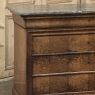 19th Century French Louis Philippe Marble Top Commode by Georges Guerin of Paris