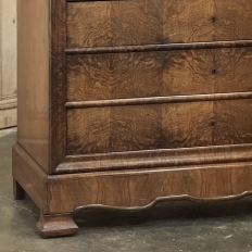 19th Century French Louis Philippe Marble Top Commode by Georges Guerin of Paris