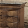 19th Century French Louis Philippe Marble Top Commode by Georges Guerin of Paris