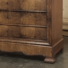 19th Century French Louis Philippe Marble Top Commode by Georges Guerin of Paris