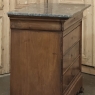 19th Century French Louis Philippe Marble Top Commode by Georges Guerin of Paris