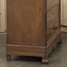 19th Century French Louis Philippe Marble Top Commode by Georges Guerin of Paris