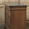 19th Century French Louis Philippe Marble Top Commode by Georges Guerin of Paris