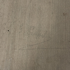 19th Century French Louis Philippe Marble Top Commode by Georges Guerin of Paris