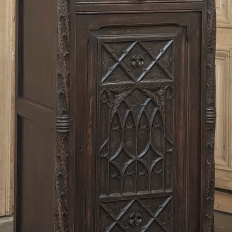 19th Century Gothic Oak Confiturier ~ Cabinet