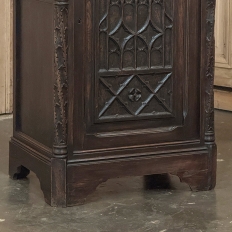 19th Century Gothic Oak Confiturier ~ Cabinet