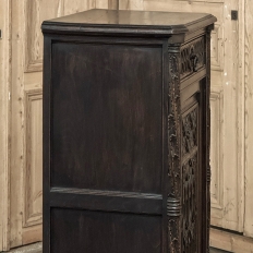 19th Century Gothic Oak Confiturier ~ Cabinet