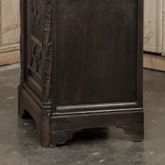 19th Century Gothic Oak Confiturier ~ Cabinet