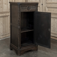19th Century Gothic Oak Confiturier ~ Cabinet