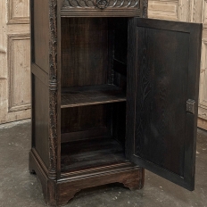 19th Century Gothic Oak Confiturier ~ Cabinet