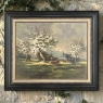 Framed Oil Painting on Canvas by E. Van Orden 'Spring Time Pastoral'