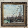 Antique Framed Oil Painting on Board by Windel