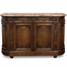 19th Century French Louis XIV Marble Top Buffet