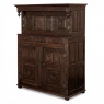 19th Century Rustic Renaissance Two-Tiered Cabinet