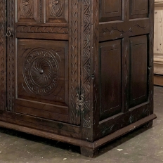 19th Century Rustic Renaissance Two-Tiered Cabinet