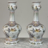 Pair of Large Boch Frères Keramis Polychrome Faience Vases