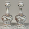 Pair of Large Boch Frères Keramis Polychrome Faience Vases