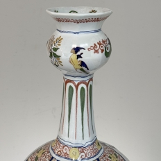 Pair of Large Boch Frères Keramis Polychrome Faience Vases