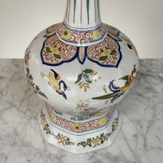 Pair of Large Boch Frères Keramis Polychrome Faience Vases