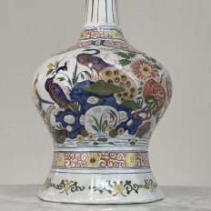 Pair of Large Boch Frères Keramis Polychrome Faience Vases