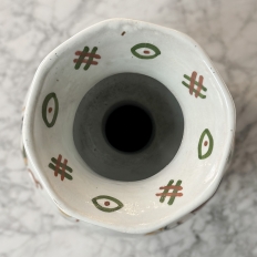 Pair of Large Boch Frères Keramis Polychrome Faience Vases