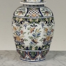 Pair of Boch Frères Keramis Polychrome Lidded Urns