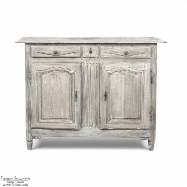 18th Century Directoire Period Country French Whitewashed Buffet