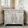 18th Century Louis XVI to Directoire Period Country French Whitewashed Buffet