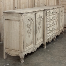 Grand Liégeois Louis XIV Style Stripped Oak Buffet ~ Credenza