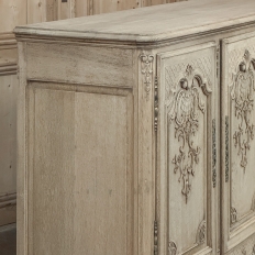 Grand Liégeois Louis XIV Style Stripped Oak Buffet ~ Credenza