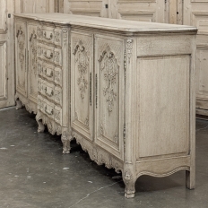 Grand Liégeois Louis XIV Style Stripped Oak Buffet ~ Credenza
