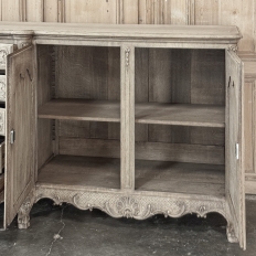 Grand Liégeois Louis XIV Style Stripped Oak Buffet ~ Credenza