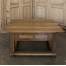 19th Century Rustic Country French Fruitwood Coffee Table