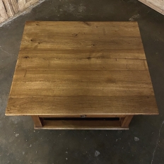 19th Century Rustic Country French Fruitwood Coffee Table