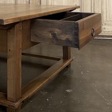 19th Century Rustic Country French Fruitwood Coffee Table