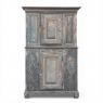 18th Century Swedish Painted Pine Two-Tiered Cabinet