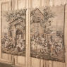 Pair Antique Tapestries after David Teniers the Younger