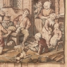Pair Antique Tapestries after David Teniers the Younger