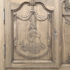 18th Century Country French Buffet with Mermaids