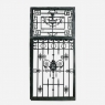 19th Century Paris Townhouse Hand Forged Wrought Iron Gate and Frame, Circa 1870’s