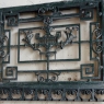 19th Century Paris Townhouse Hand Forged Wrought Iron Gate and Frame, Circa 1870’s