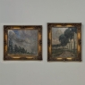 Set of 2 Framed Oil Paintings on Panel by Joseph F. DeCoene