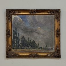 Set of 2 Framed Oil Paintings on Panel by Joseph F. DeCoene